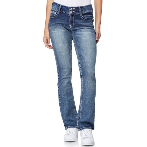 Wallflower Denim - Wallflower curvy bling bootcut jeans